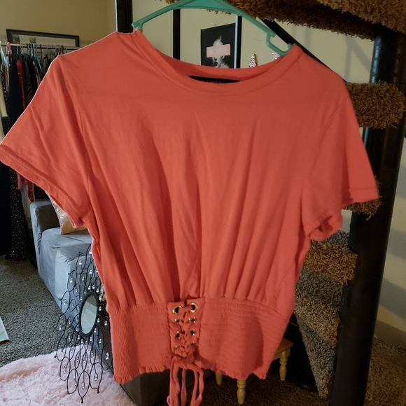 Pink Corset Top - Picture 2 of 3